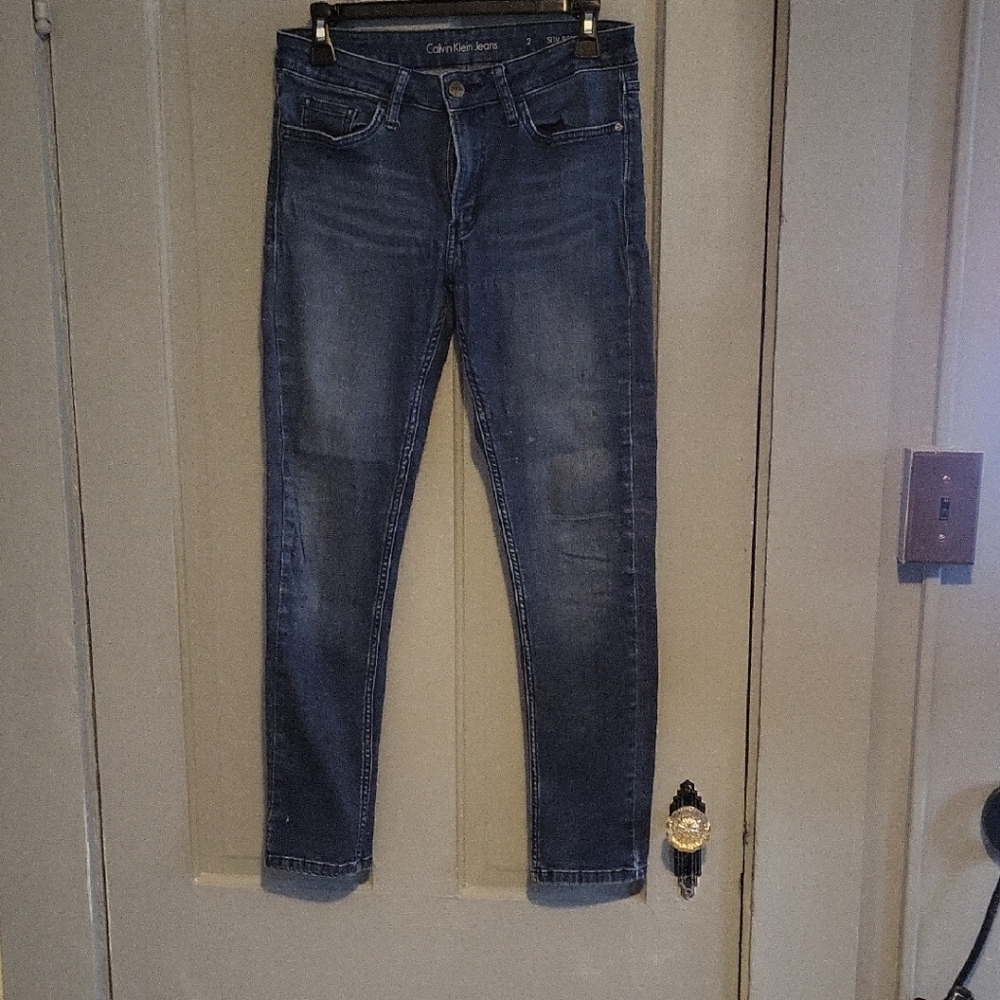Calvin Klein Women's Dark Blue Skinny Jeans